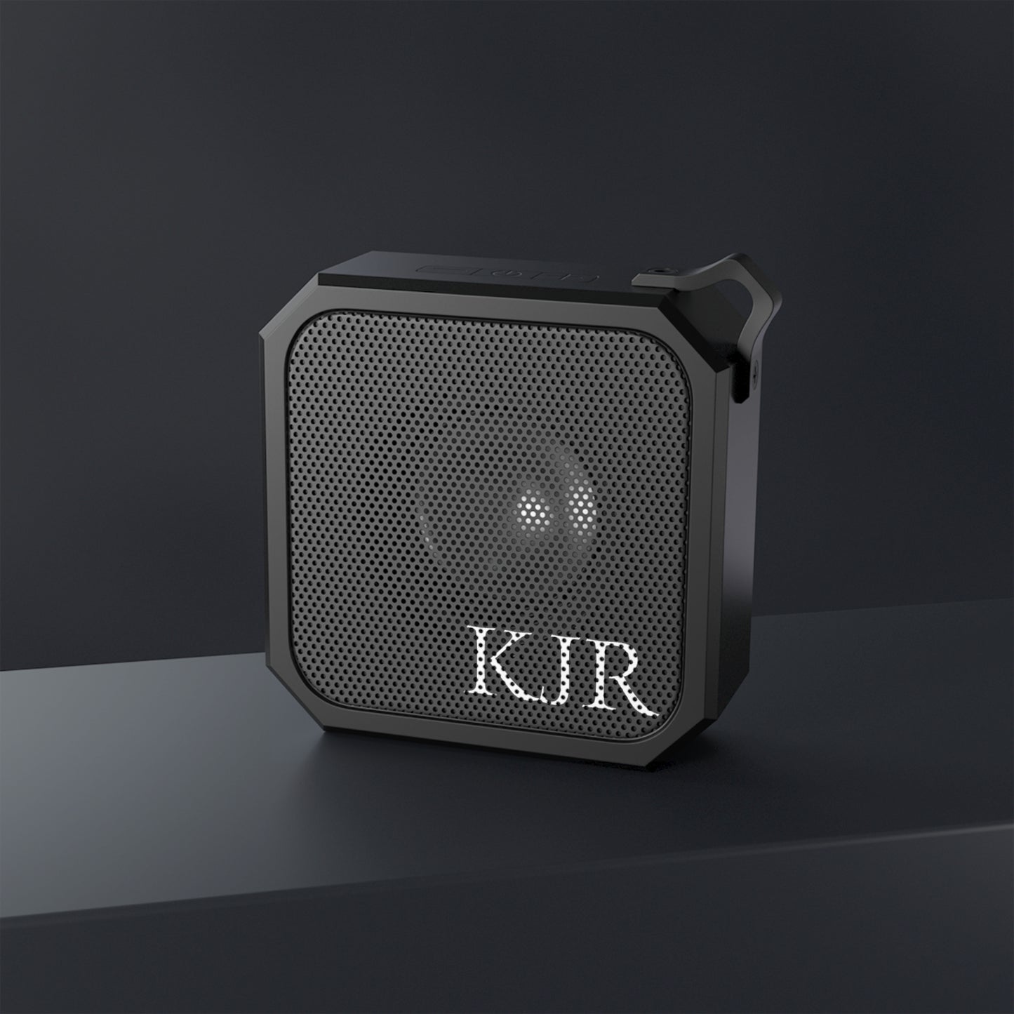 Personalized Outdoor Bluetooth Speaker — Monogram KJR Waterproof Portable Speaker