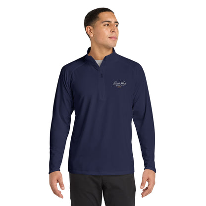 Back Nine Social Performance Quarter‑Zip Pullover