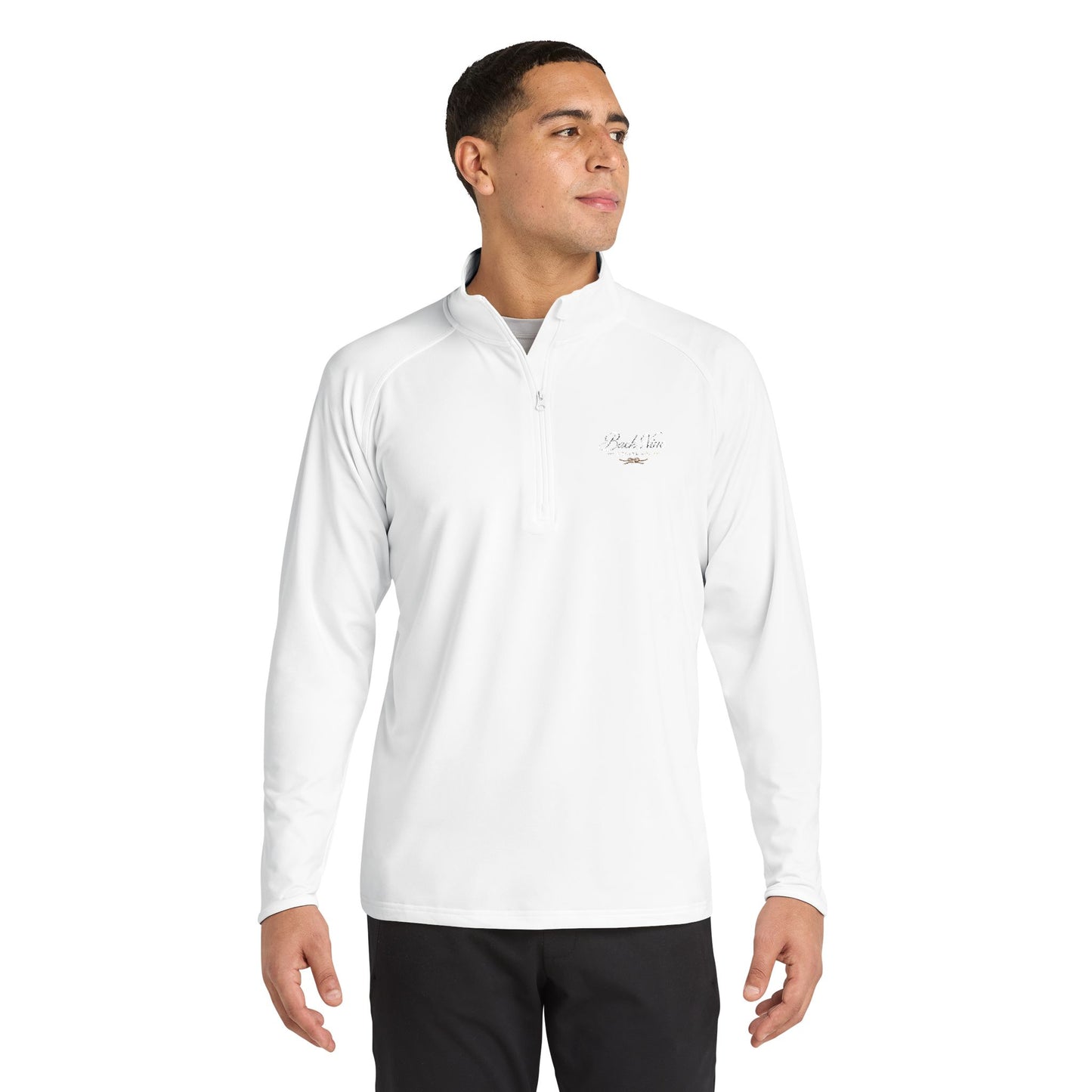 Back Nine Social Performance Quarter‑Zip Pullover