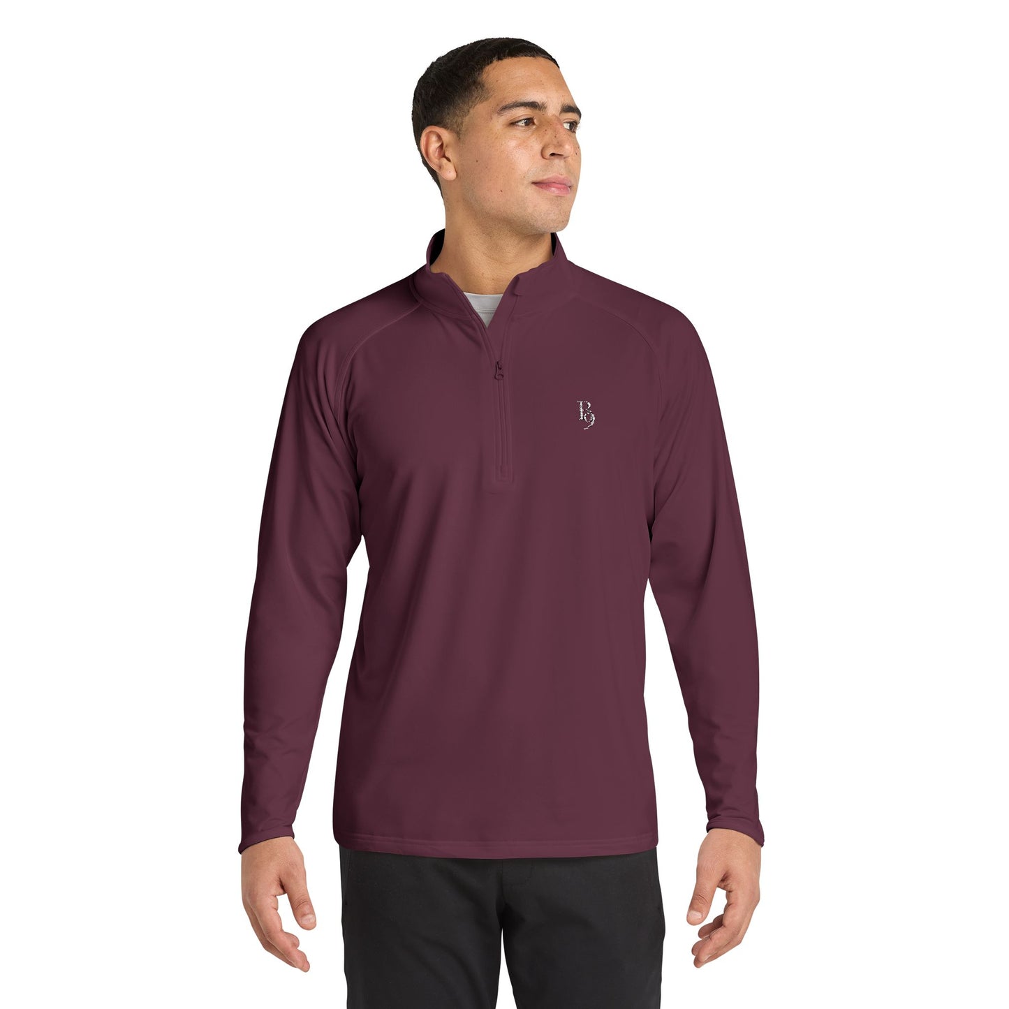 Back Nine Social Performance Quarter‑Zip Pullover