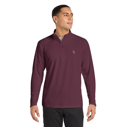 Back Nine Social Performance Quarter‑Zip Pullover