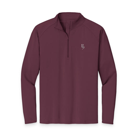 Back Nine Social Performance Quarter‑Zip Pullover