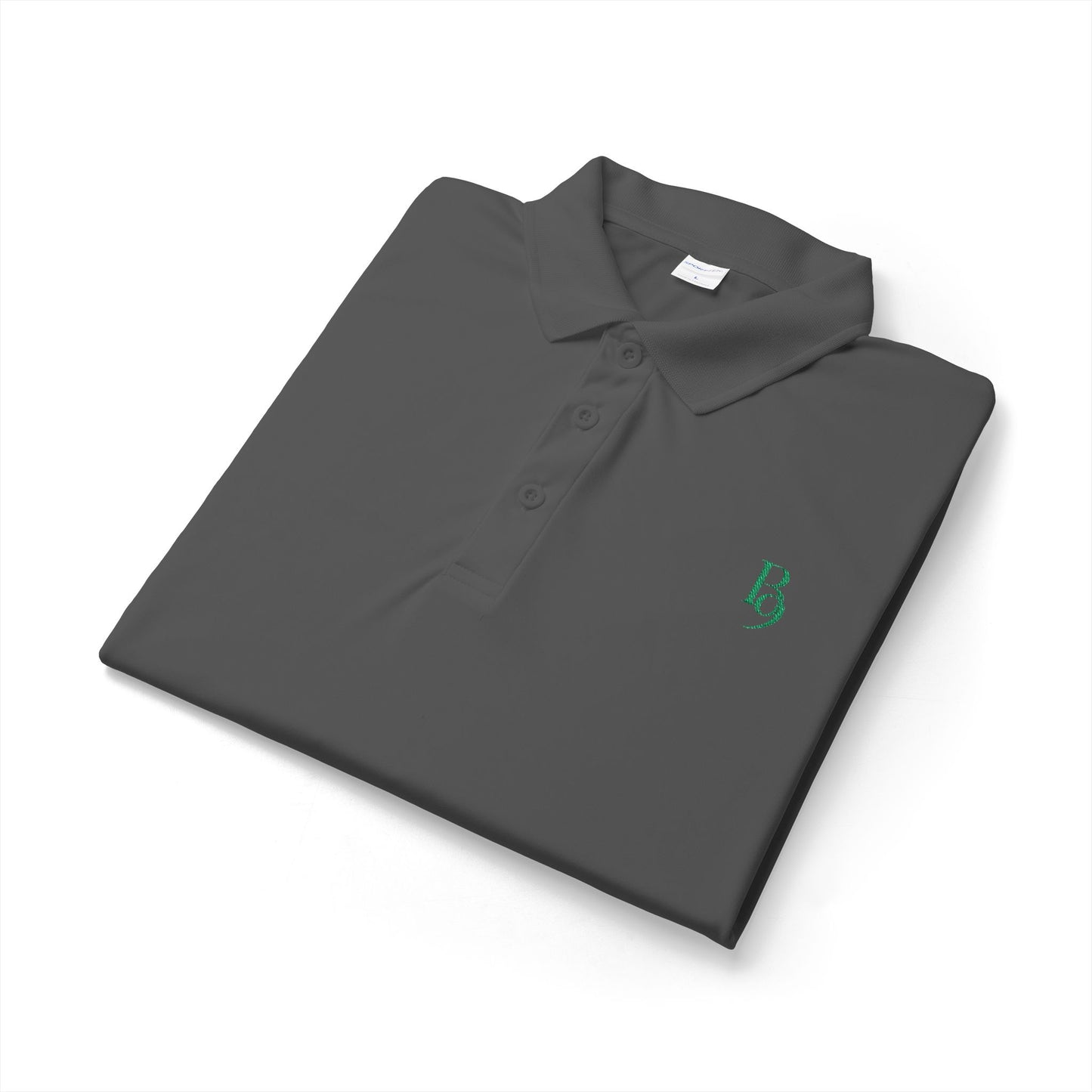 Back Nine Social Performance Golf Polo - Forest Green