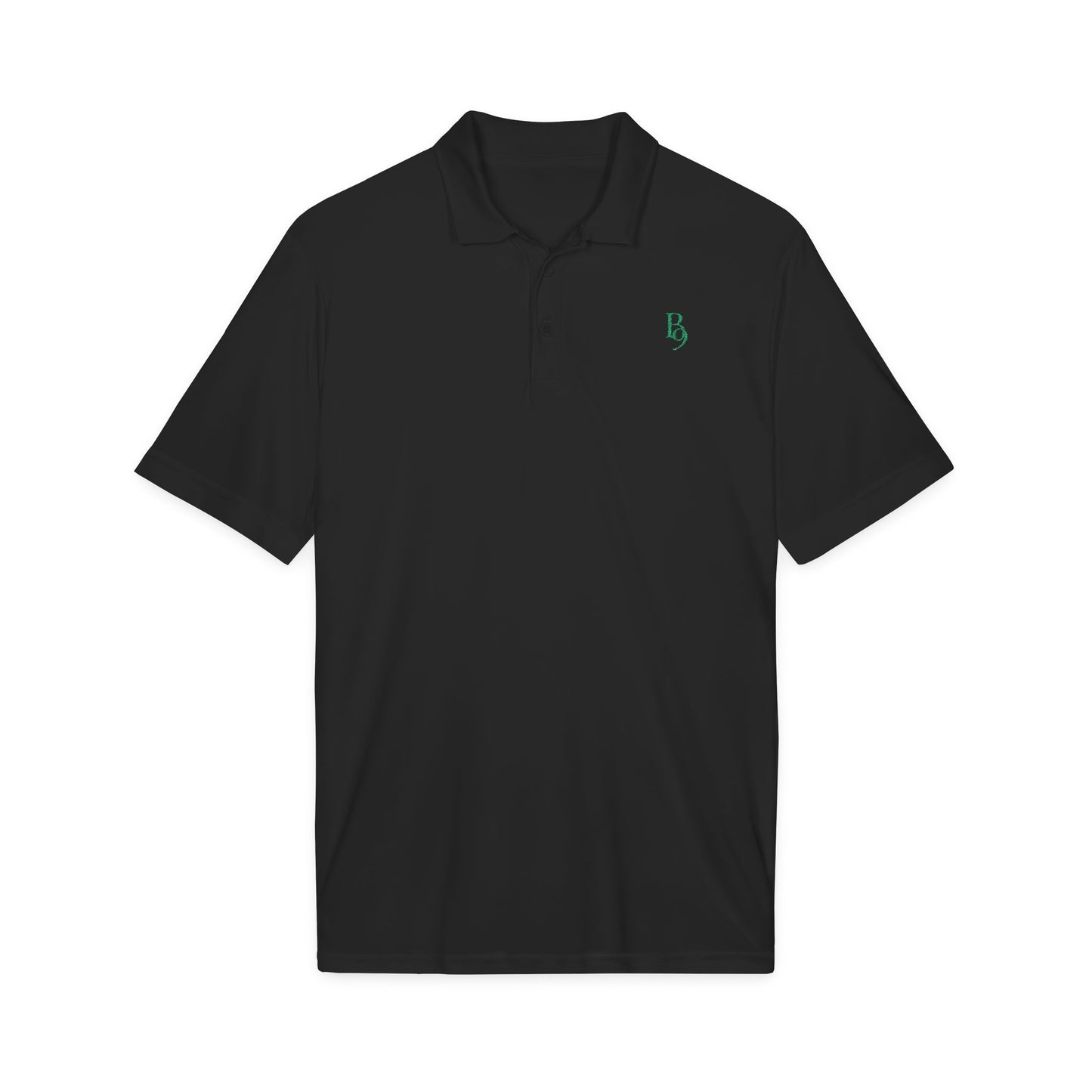 Back Nine Social Performance Golf Polo - Forest Green