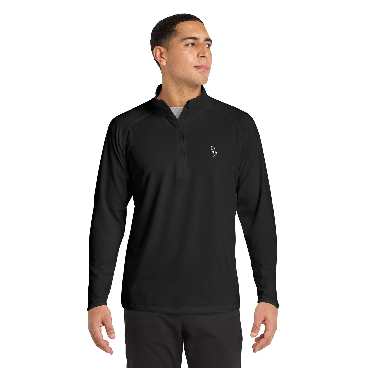 Back Nine Social Performance Quarter‑Zip Pullover