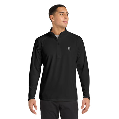Back Nine Social Performance Quarter‑Zip Pullover