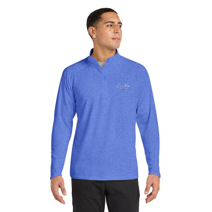 Back Nine Social Performance Quarter‑Zip Pullover