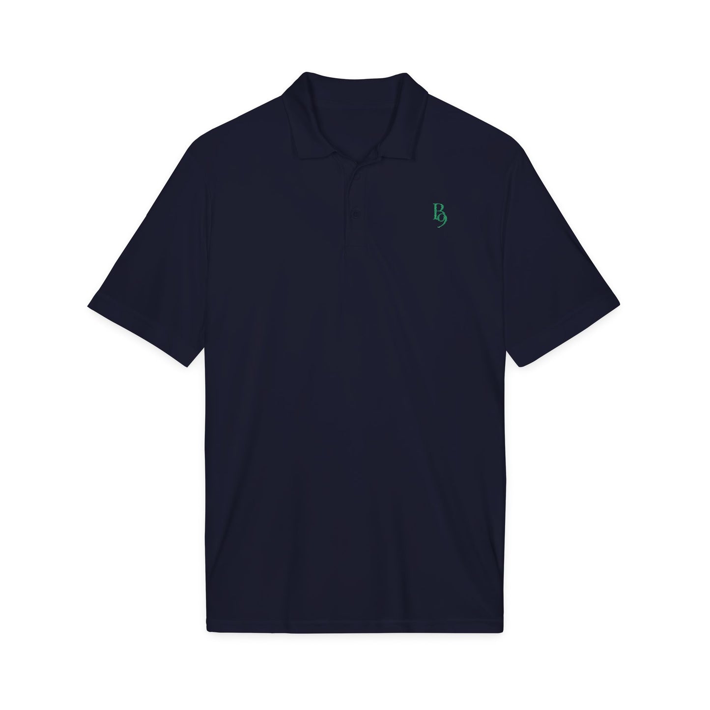 Back Nine Social Performance Golf Polo - Forest Green