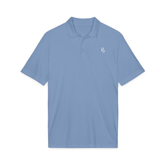 Back Nine Social Performance Golf Polo - Vintage Cream B9