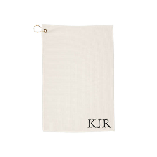 Personalized Monogram Golf Towel