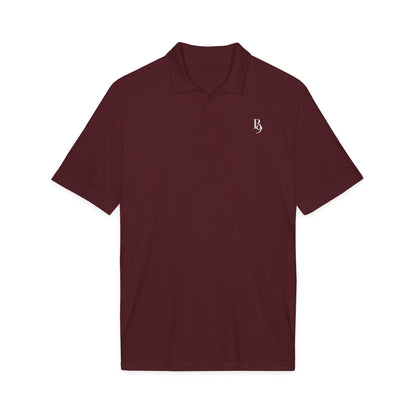 Back Nine Social Performance Golf Polo - Vintage Cream