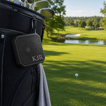 Personalized Outdoor Bluetooth Speaker — Monogram KJR Waterproof Portable Speaker