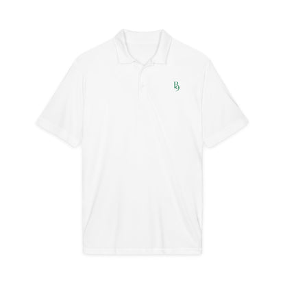 Back Nine Social Performance Golf Polo - Forest Green