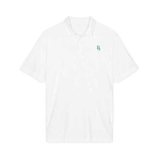 Back Nine Social Performance Golf Polo - Forest Green