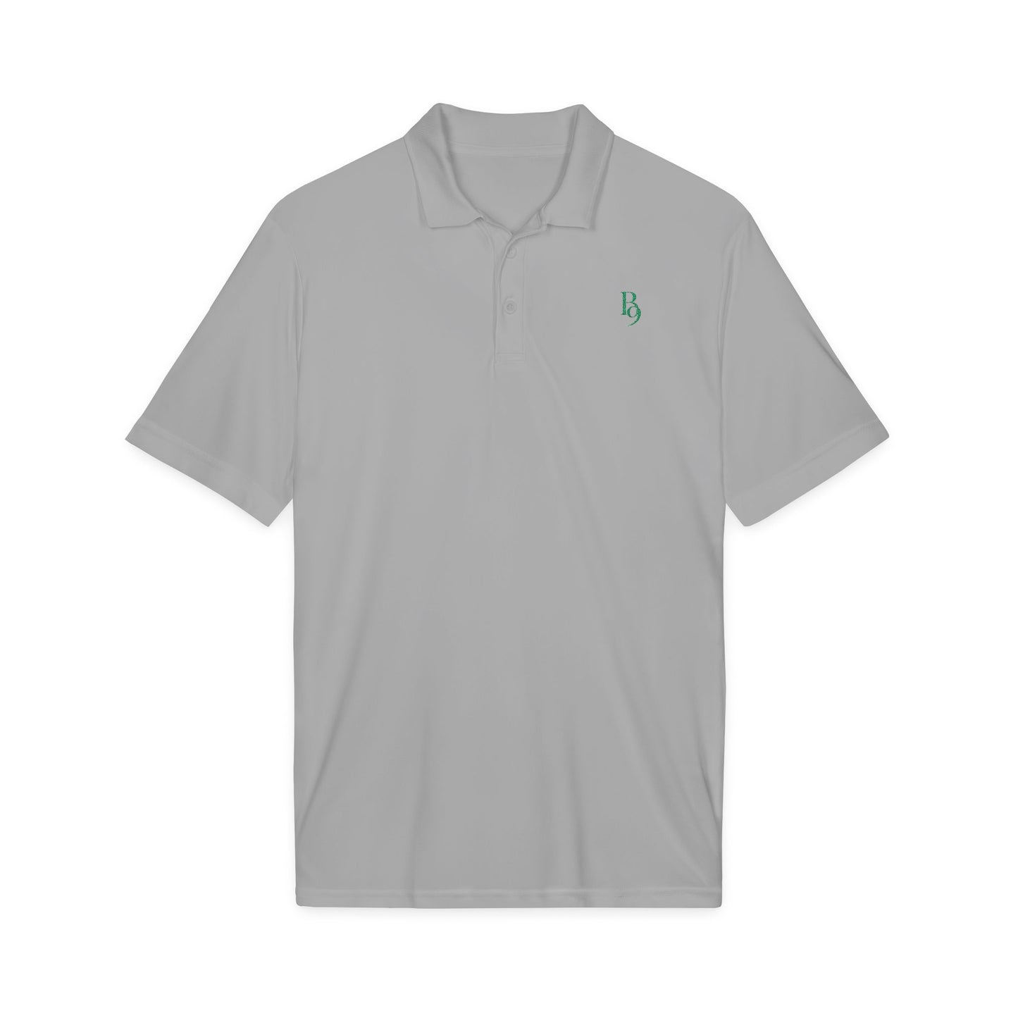 Back Nine Social Performance Golf Polo - Forest Green