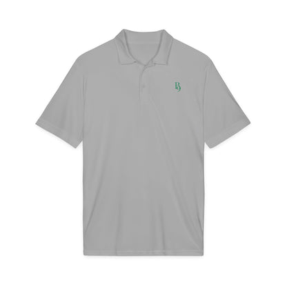 Back Nine Social Performance Golf Polo - Forest Green