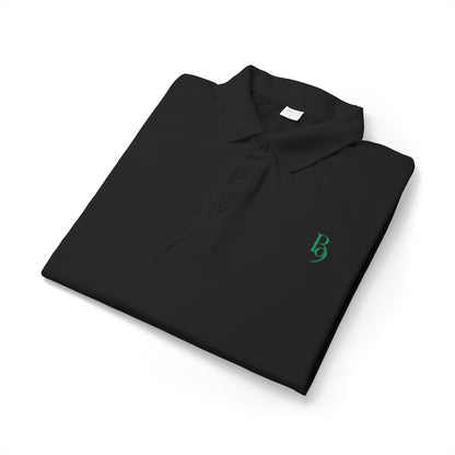 Back Nine Social Performance Golf Polo - Forest Green