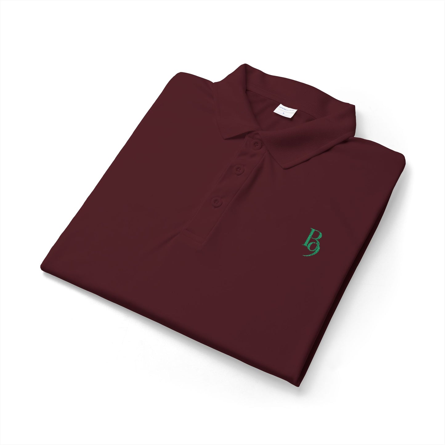 Back Nine Social Performance Golf Polo - Forest Green