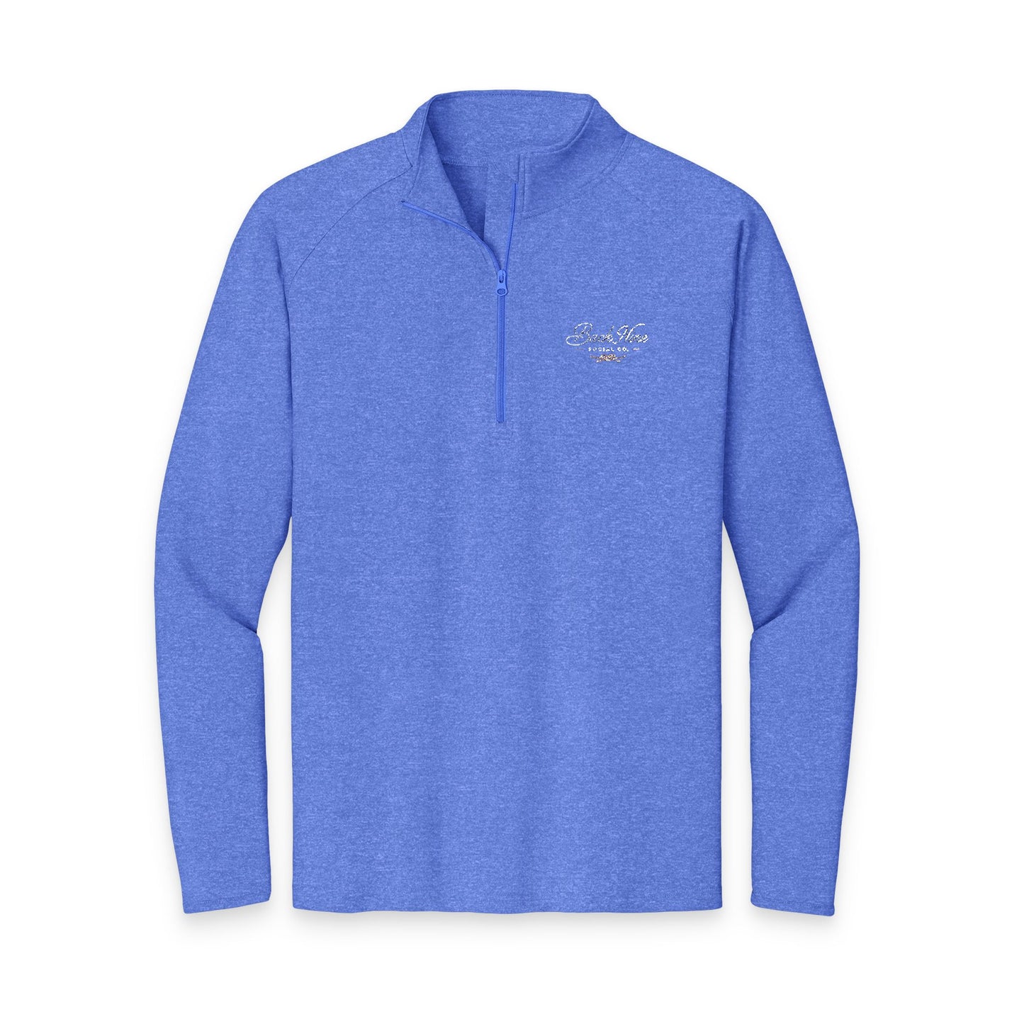 Back Nine Social Performance Quarter‑Zip Pullover