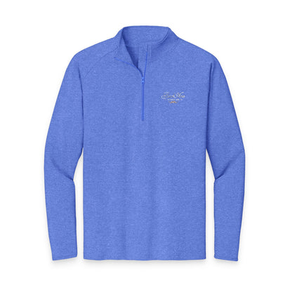 Back Nine Social Performance Quarter‑Zip Pullover