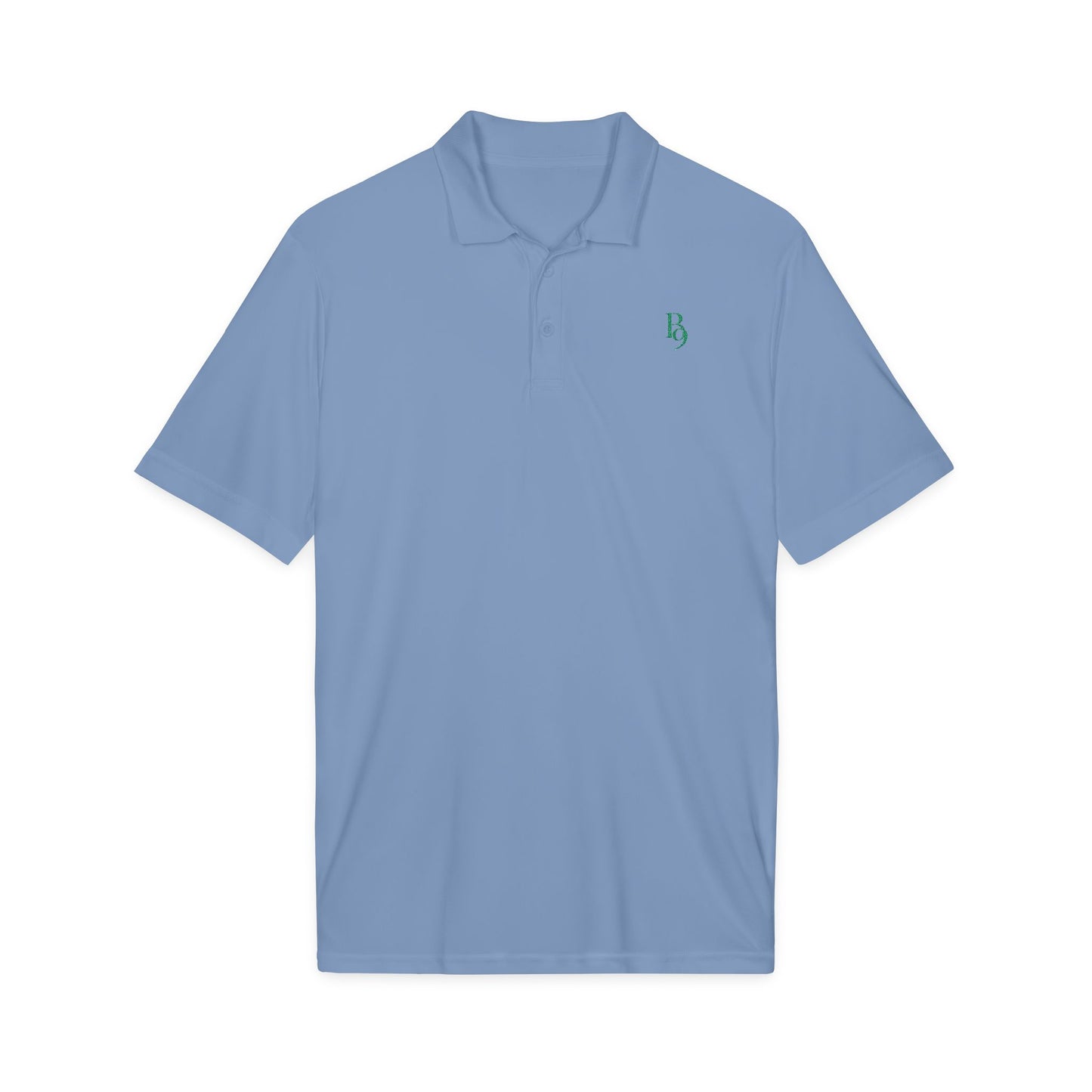 Back Nine Social Performance Golf Polo - Forest Green