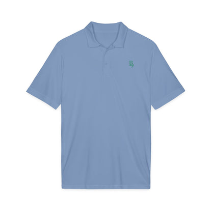 Back Nine Social Performance Golf Polo - Forest Green