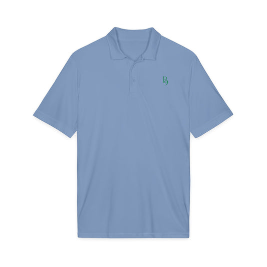 Back Nine Social Performance Golf Polo - Forest Green B9